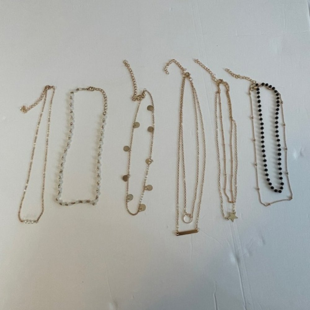 Set of Gold Necklaces